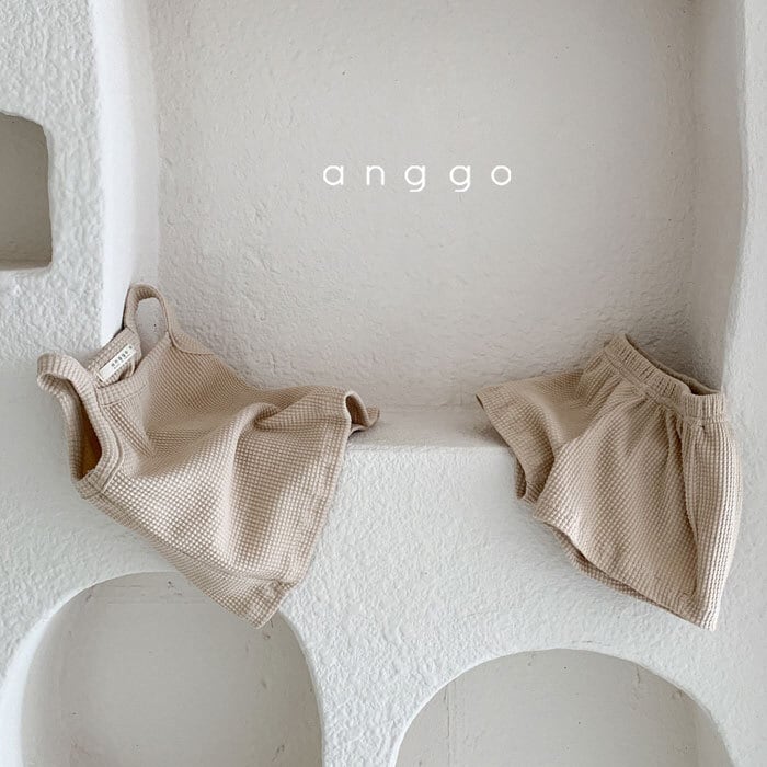 即納】ANGGO（アンコ）夏新作 セットアップ タンクトップ＋