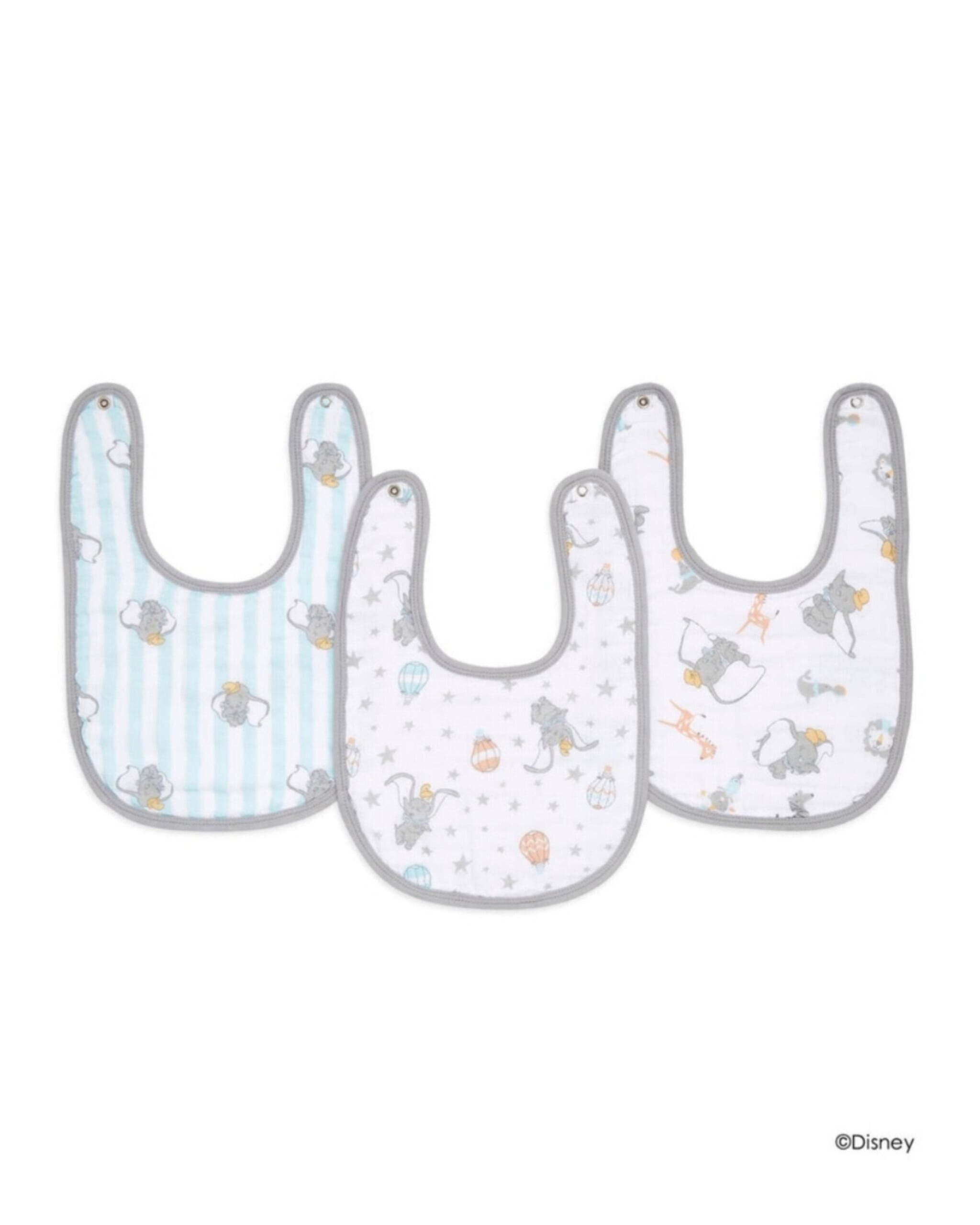 【aden and anais】スナップビブ 3枚 / dumbo new heights