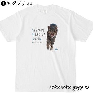 猫さんＴシャツ（野良猫さんシリーズ）