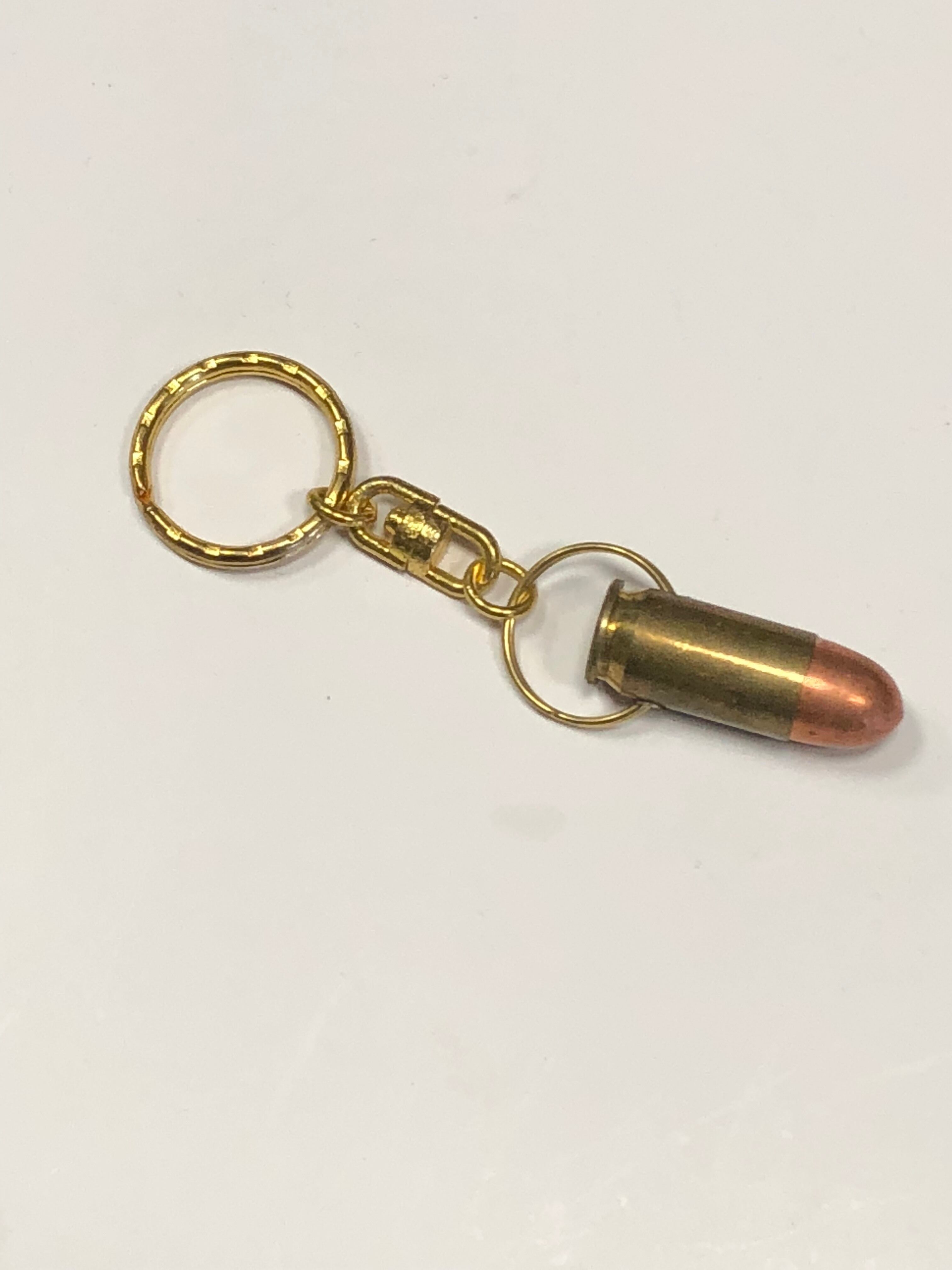 新品・キーホルダー・45口径 ダミーカート 実弾 キーホルダー(A0120
