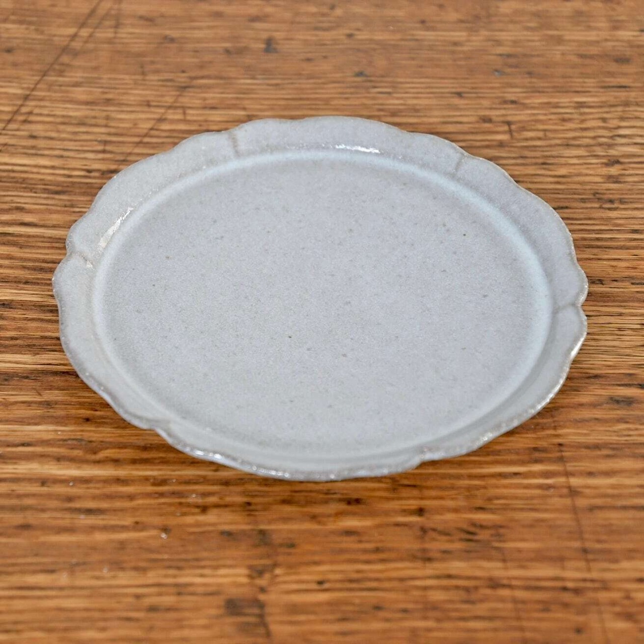 【たくまポタリー】7寸プレート 輪花［2104700000174/181］・画像6