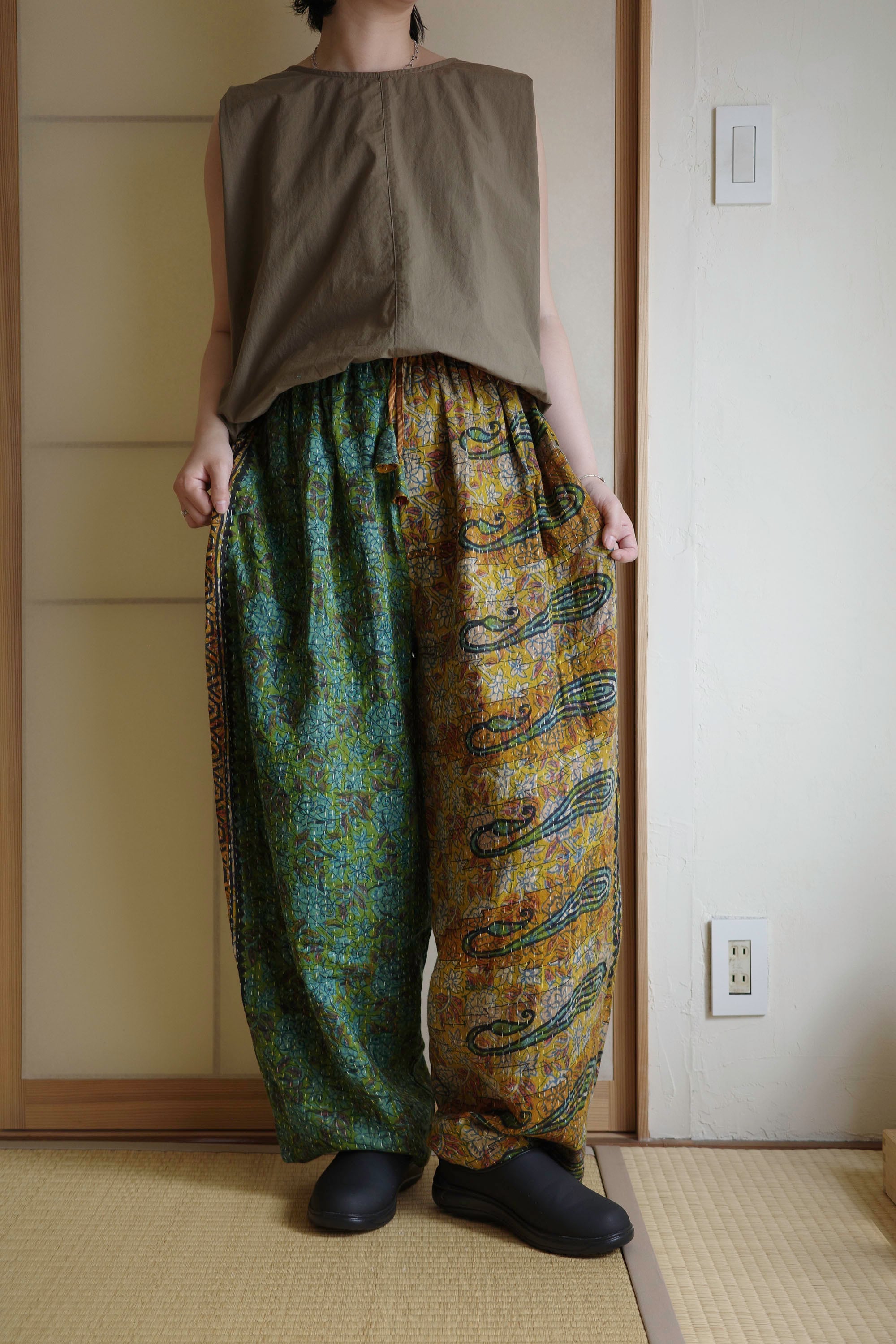 SOMO bagru kantha cotton pants