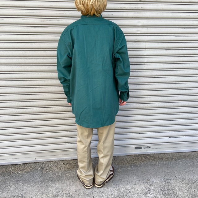 『送料無料』タグ付き未使用品 90s USA製 Carhartt シャモアクロス長袖シャツ