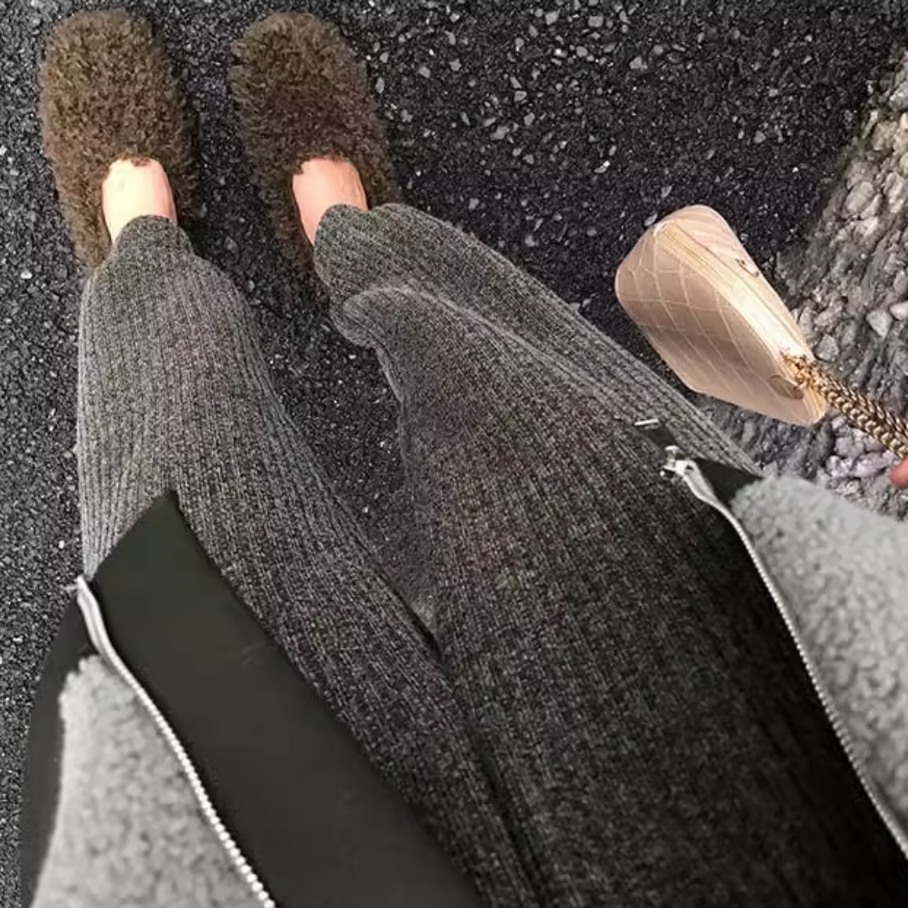 ◆予約◆リブジョガーパンツ(ご注文から1-2週間程でお届け)