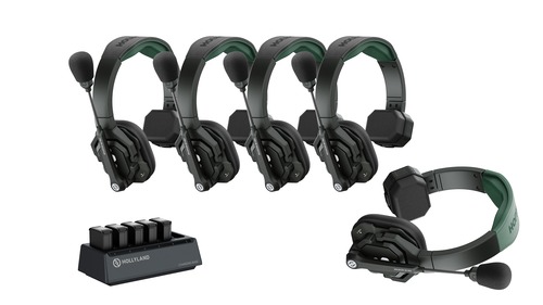 Hollyland Solidcom SE Pro-5S ワイヤレスインカムヘッドセット Solidcom SE Pro(1.9GHzモデル/5人用)