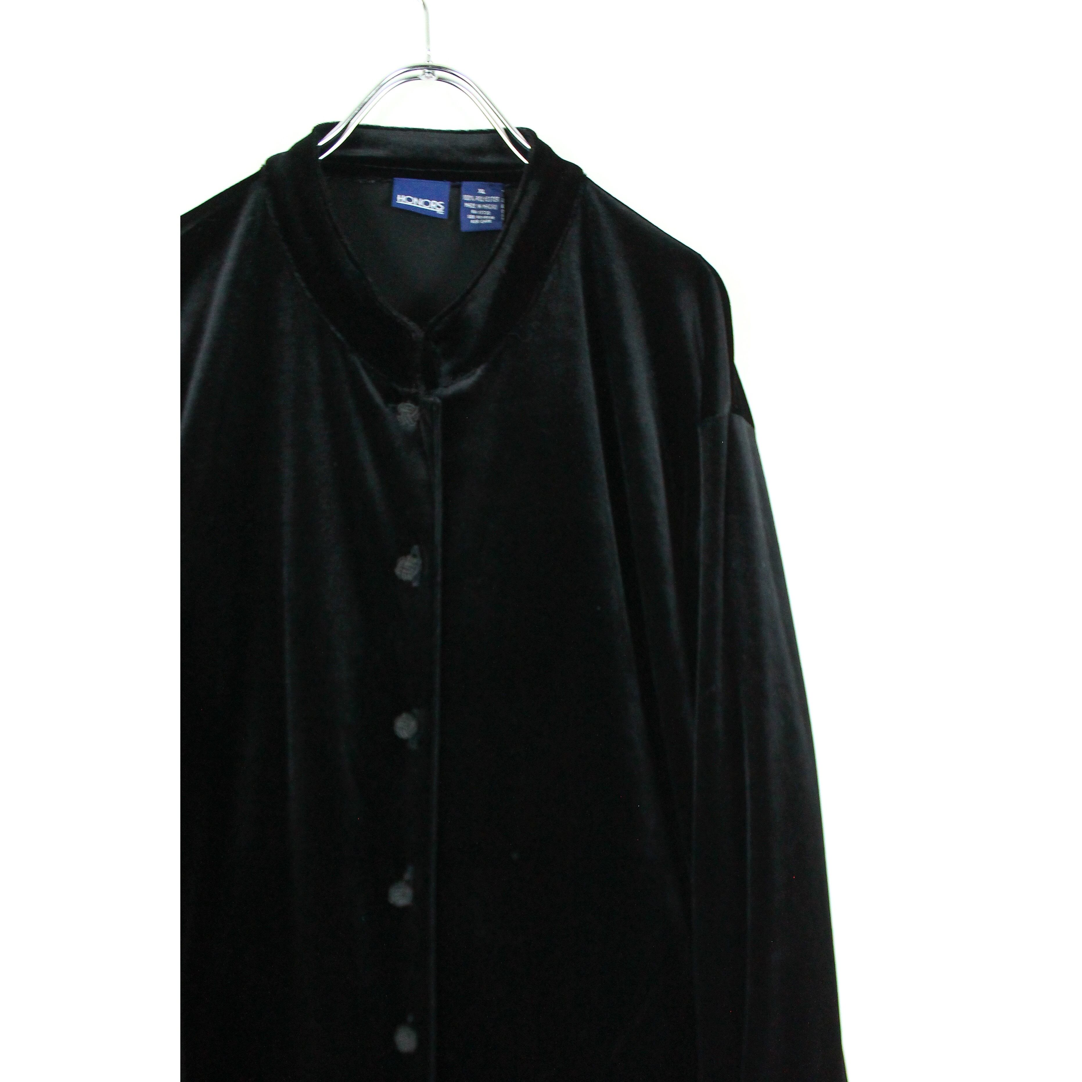 enofベロアチャイナカカラーシャツ enofベロアチャイナカカラーシャツ ENOF velour jersey china shirt