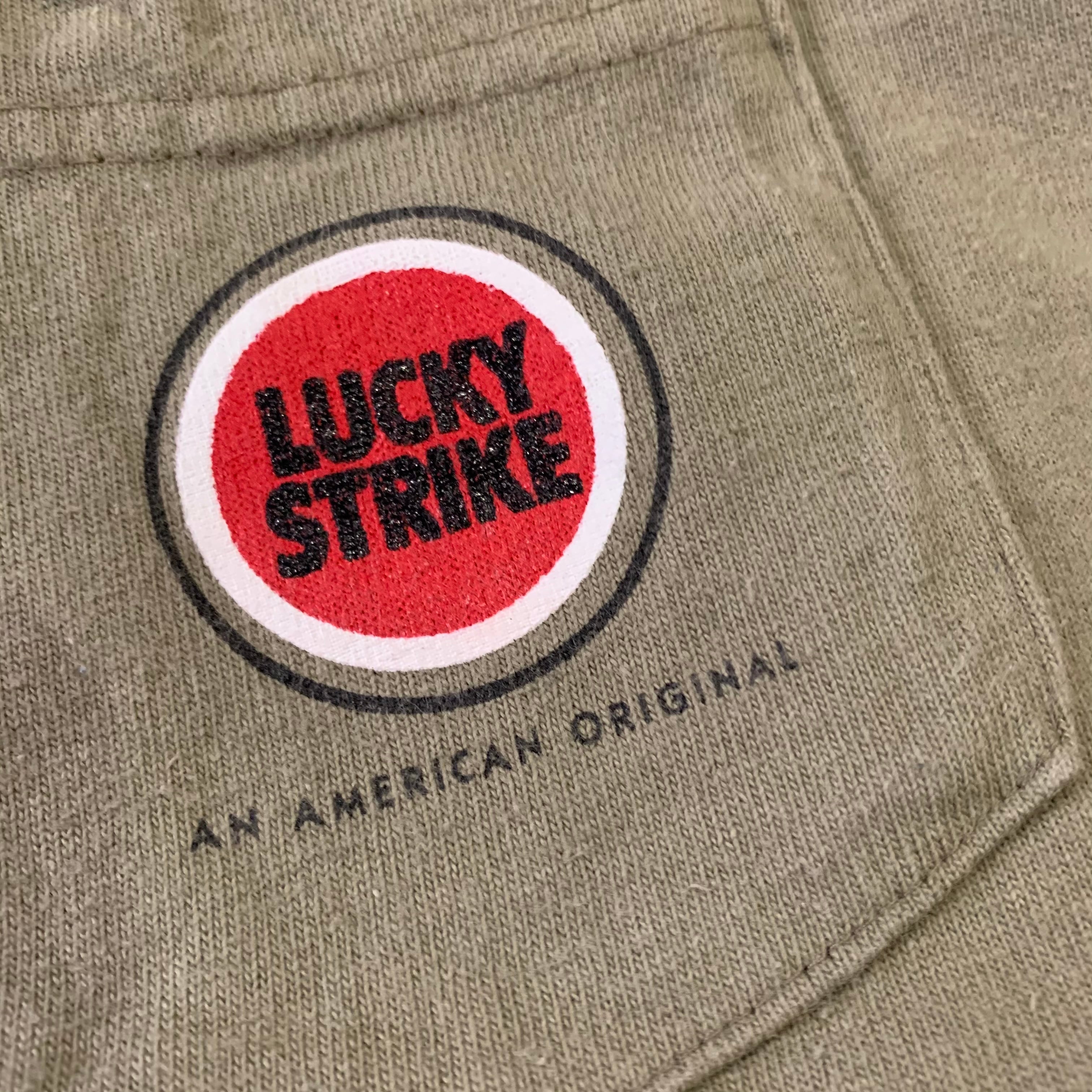 90s LUCKY STRIKE pocket T-shirt | What