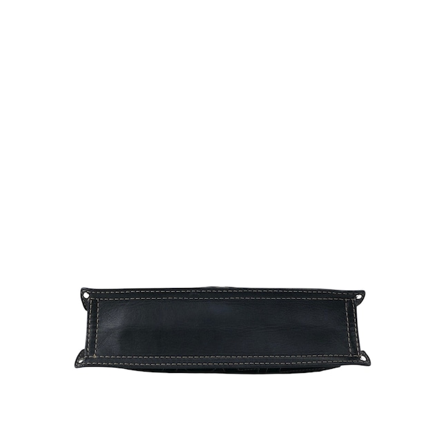 LOEWE ロエベ ショルダーバッグ ブラック アナグラム ステッチ レザー vintage ヴィンテージ オールド ugpzsh
