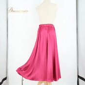 社交ダンス 衣装 スカート ピンク系 チャコットロイヤルダンス Chacott ROYAL DANCE 光沢 高級感 無地 上品 レッスン 練習 フリル 華やか 鮮やか 日本製 かわいい シンプル 明るい ダンス衣装 パーティー