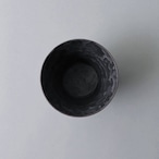 黒サビ絞り雲銀Ｌ反りカップ