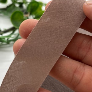 NY958◆66m◆M◆バイアステープ生地◆ブラウン系