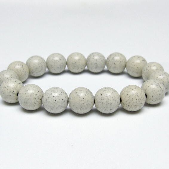 北投石 ブレスレット 12mm 一点物 メール便可 111-50171