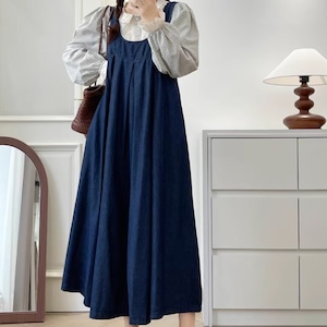 Uネックタックフレアジャンスカ ・8940 Uネックタックフレアジャンスカ ・8940