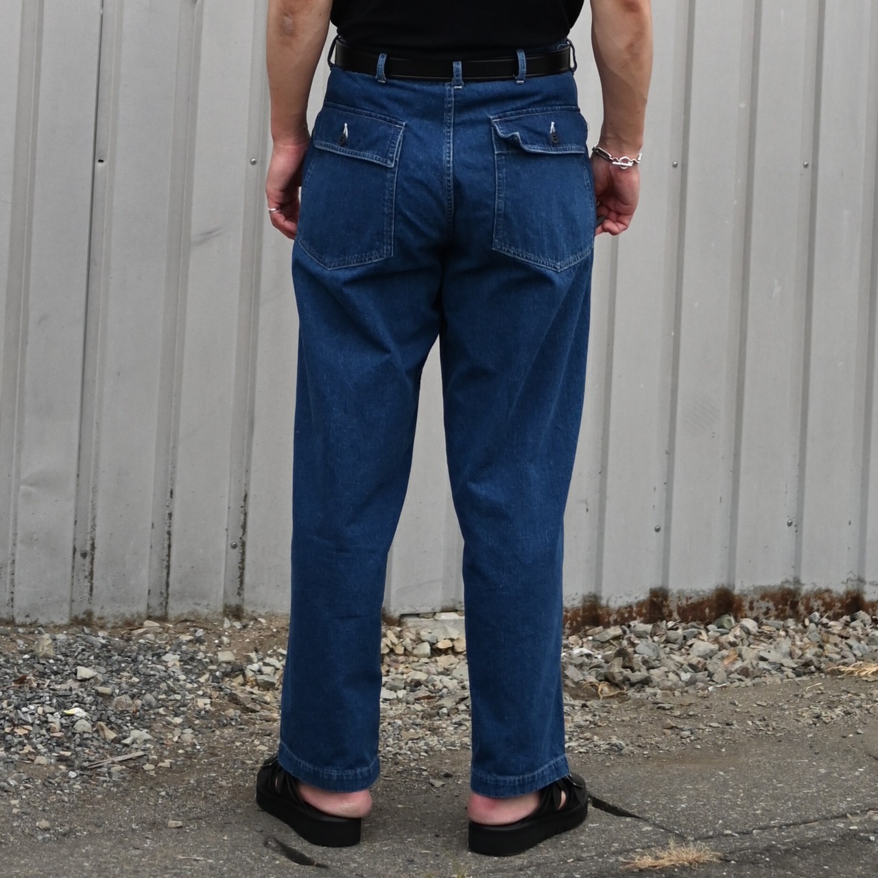INTERIM / USED SLUB YARN DENIM BAKER PANTS
