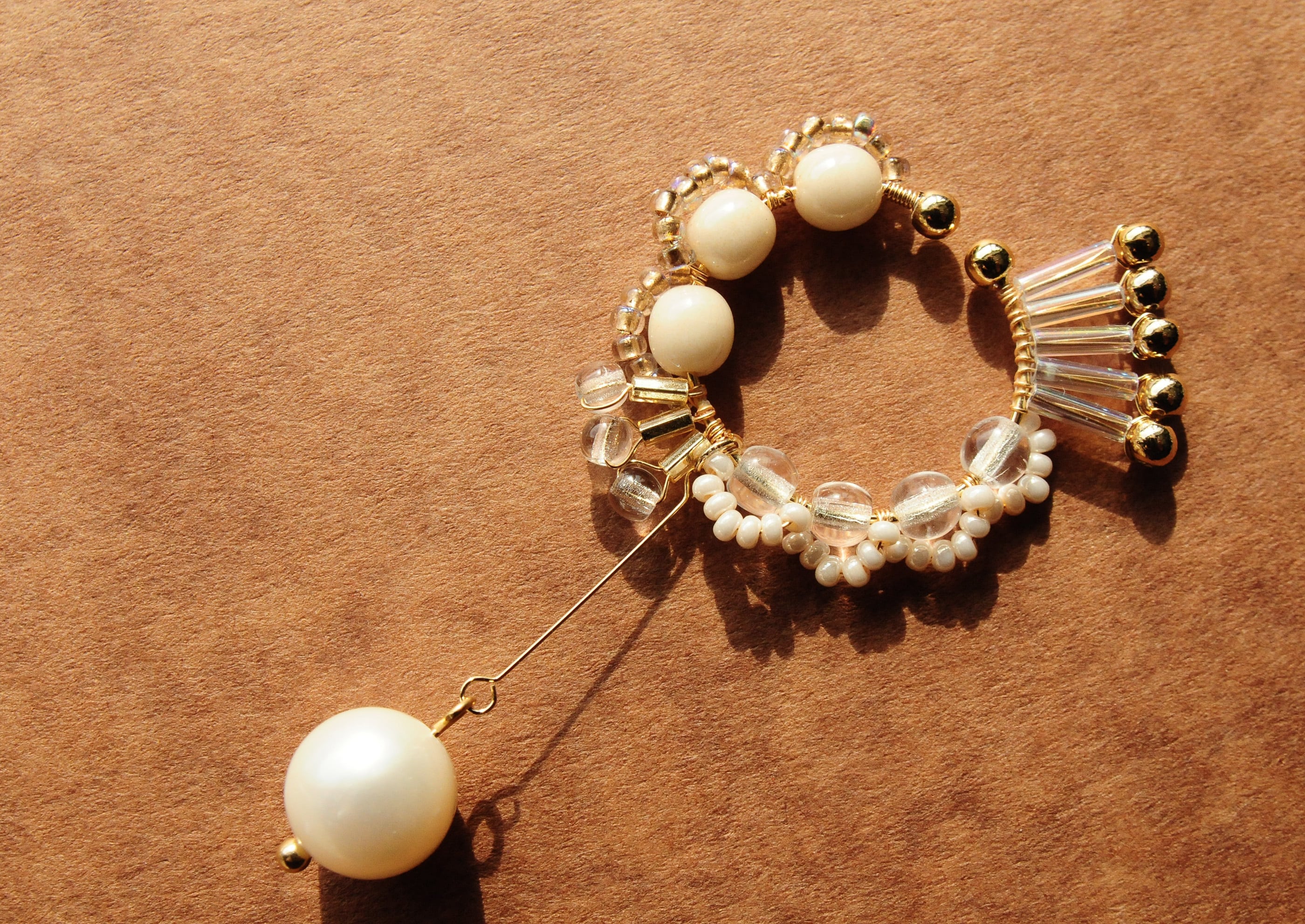 ＜Rollo～イロヅクビジュー～＞イヤーカフ『 ハミングバードhummingbird/Swallow<Pearl>』