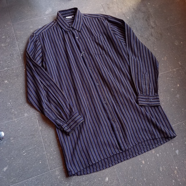 ドイツ製？ ロングボックスシャツ used [105043]