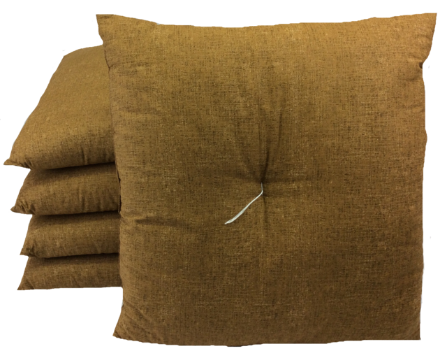 座布団 55×59cm やわらぎ 焦茶 5枚セット