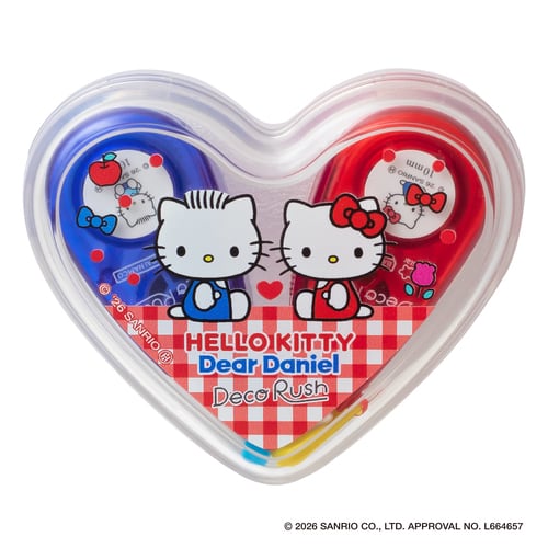 かわいくデコりたい！【デコラッシュ】ハローキティ、うさぎ、ひよこ デコラッシュサンリオ限定セット ハートケース付 キキ＆ララ | ぶんぐ