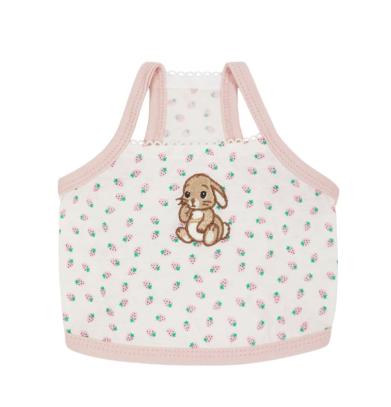 S/即納【Sallys】Bunny top (Strawberry)