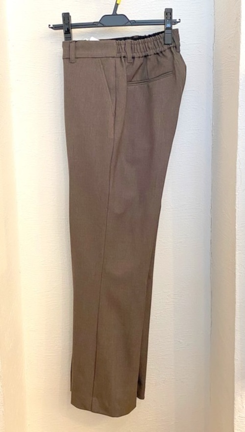 High Waist Wide Leg Pants　Brown