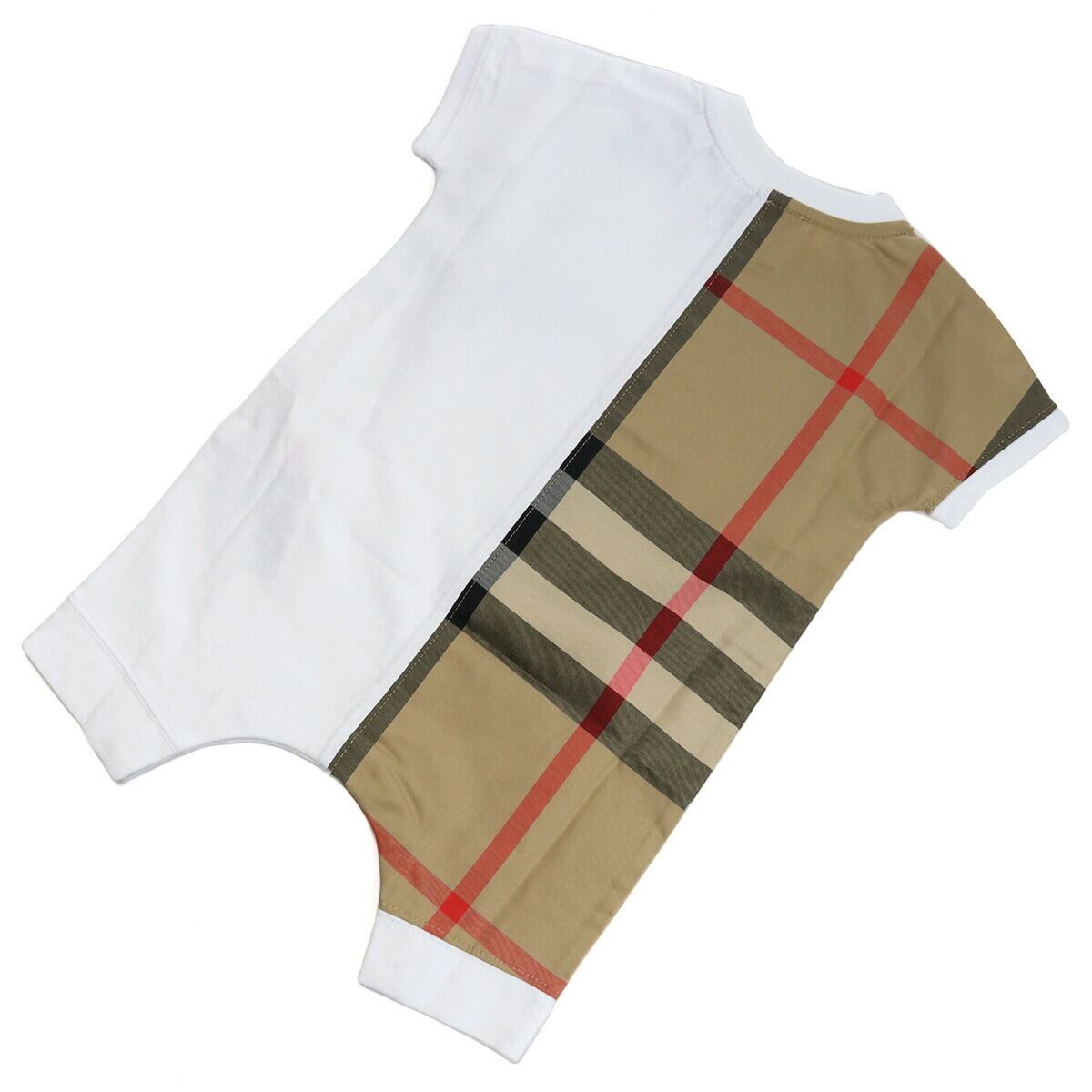 BURBERRY ロンパース 半袖 バーバリー BURBERRY ベビー－ロンパース WHI | ブランド販売