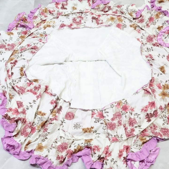 フラメンコ 衣装 ツーピース セットアップ ファルダ トップス