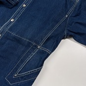 希少 KANSAI 2000 カンサイヤマモト 山本寛斎 デザイン デニムシャツ ジャケット /インディゴ スナップボタン アーカイブ ビンテージ