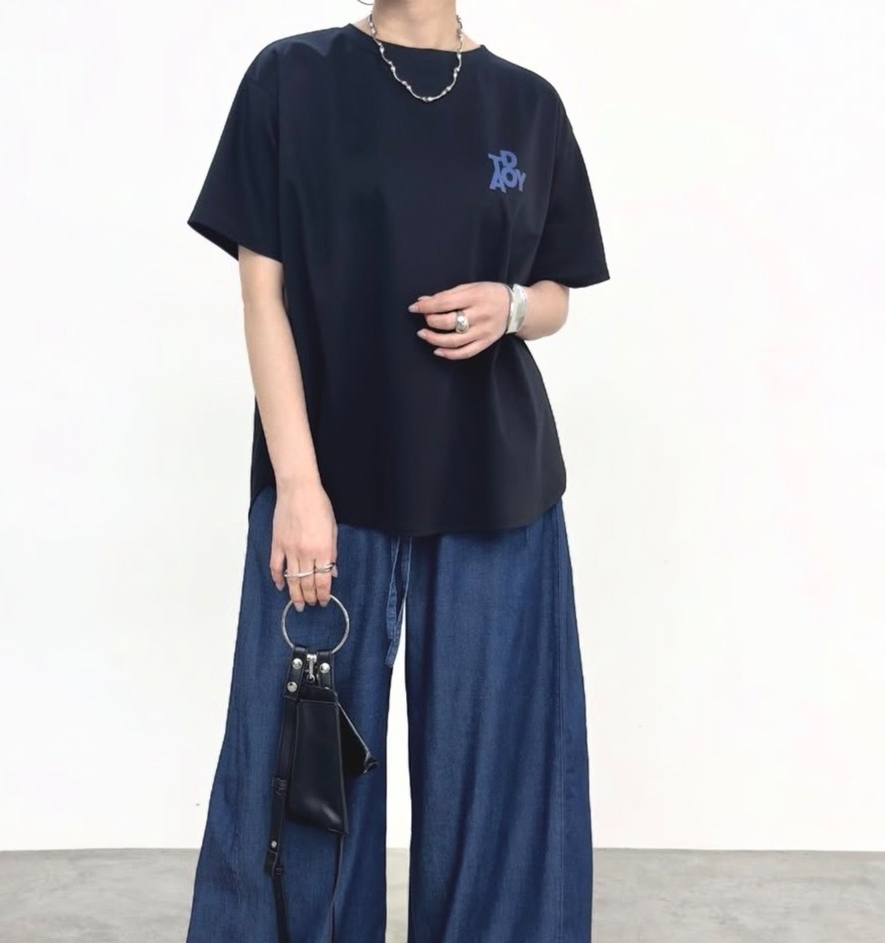 【NUS】バックテープロゴTシャツ　ZOCCONポンチ　610-35053