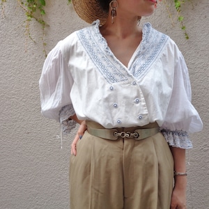 European tirol blouse／ヨーロピアン チロル ブラウス