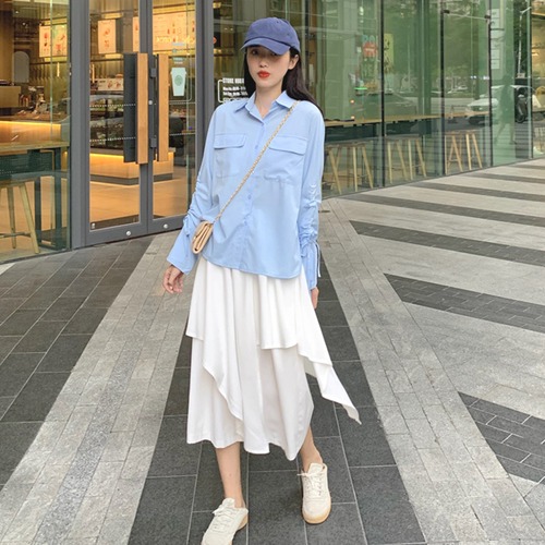 ✞ スリムシャツブラウススカート パンツ 大人女子☆ ロング ✞ゴスロリ SM ミリ 甘ロリ クラロリ 和ロリ エレガント 黒ロリ 姫ロリ 華ロリ BB-BB65821515356