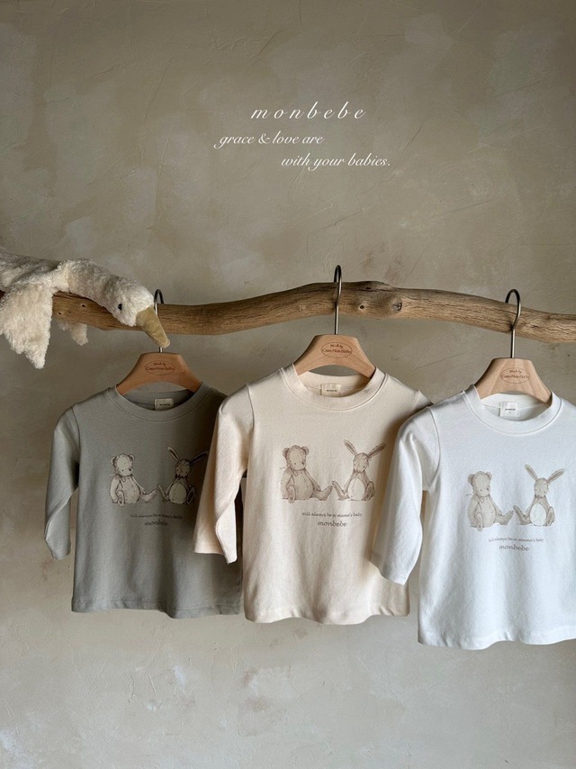 Monbebe25秋）（Kids）ポポトトT　親子コーデ　リンクコーデ