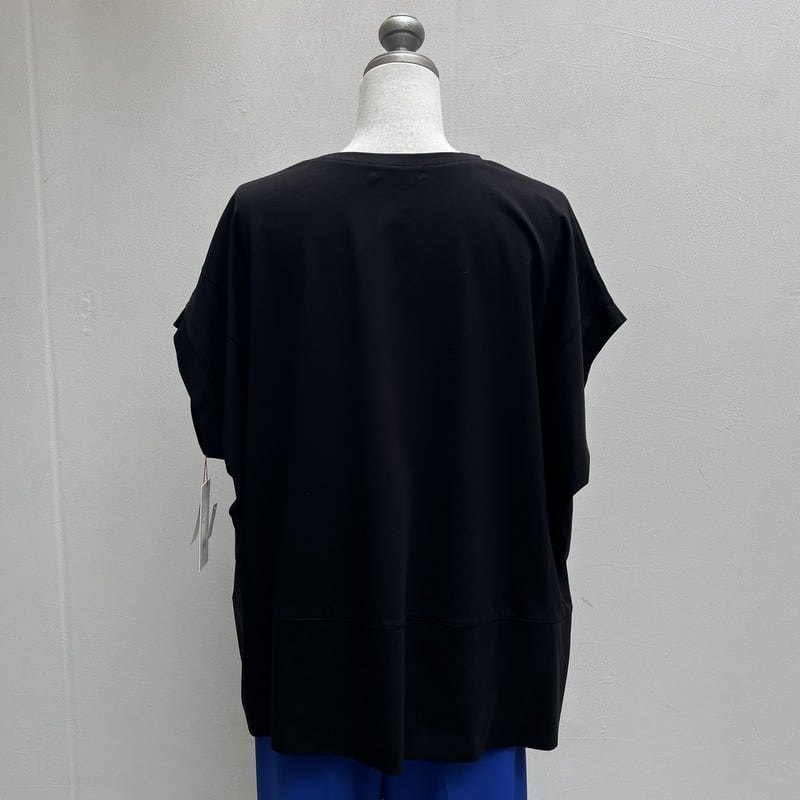 PASSIONE (パシオーネ)ロゴプリント 変形ワイド 半袖 Tシャツ 626458