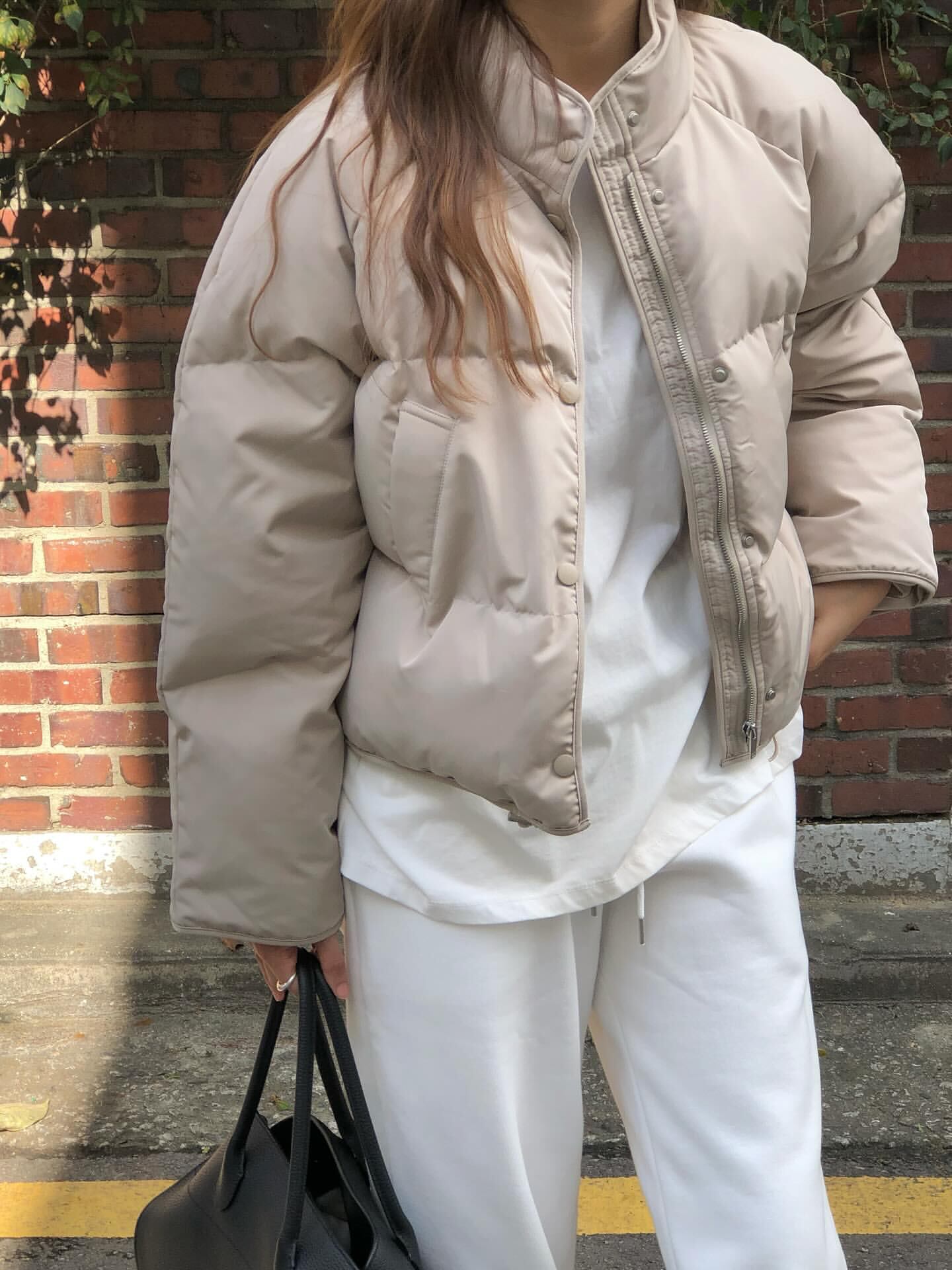 (予約) verveine / Carol goose-down short padding / 2color