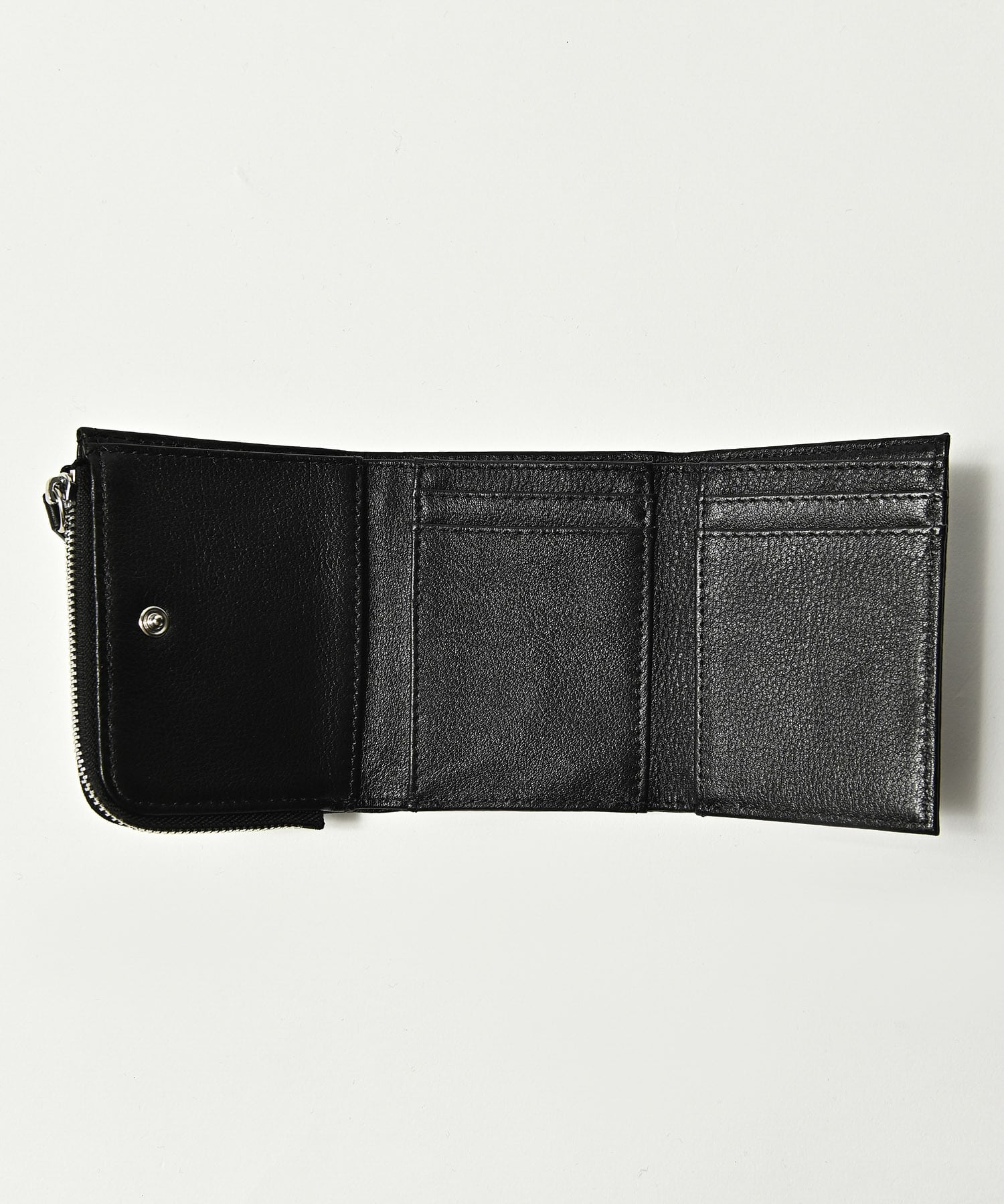 ADAM PATEK shrink leather mini wallet (BLK) AP2319006 | DEPROID