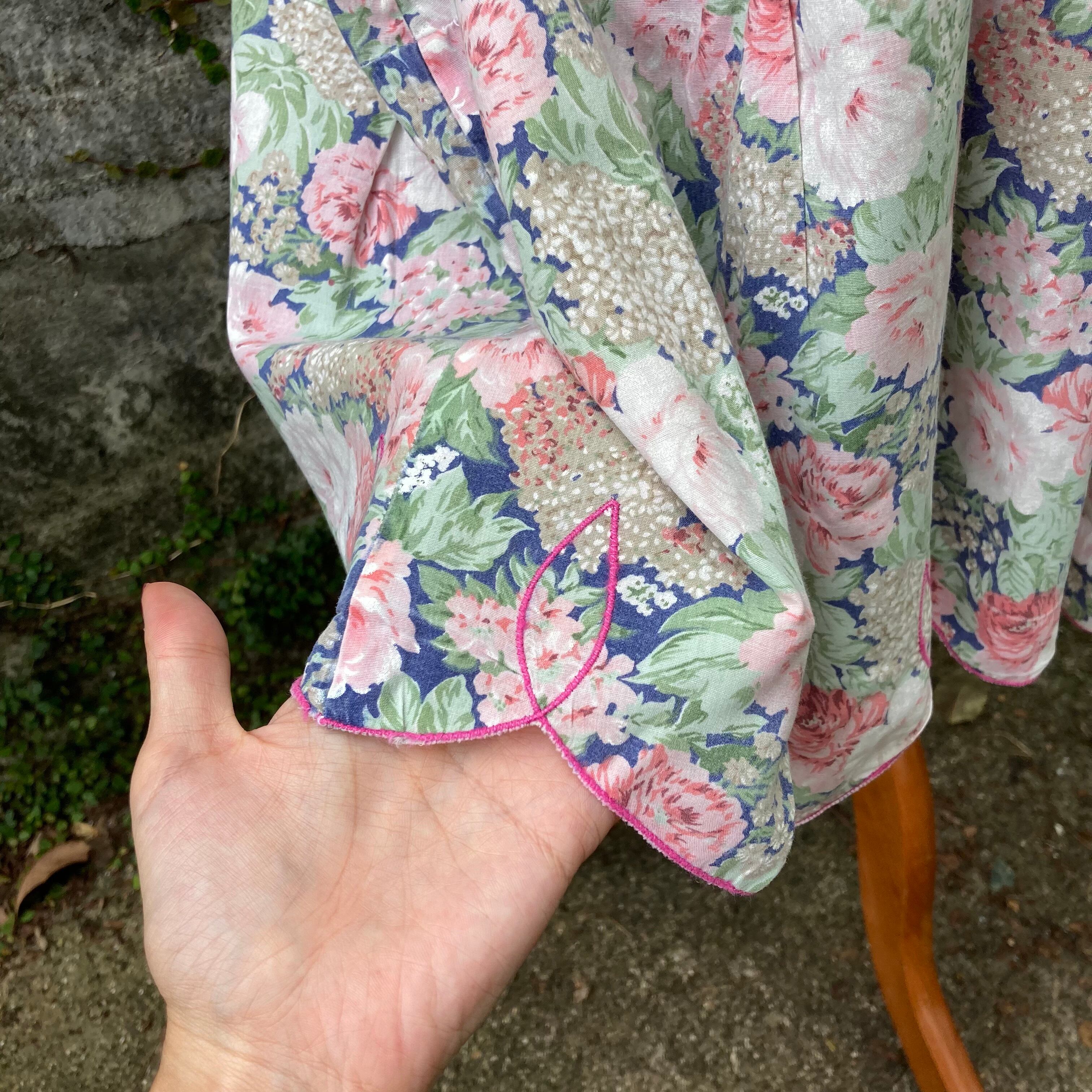 【古着】ネグリジェ ワンピース 古着リメイク】1980年代アメリカのネグリジェ・ワンピース