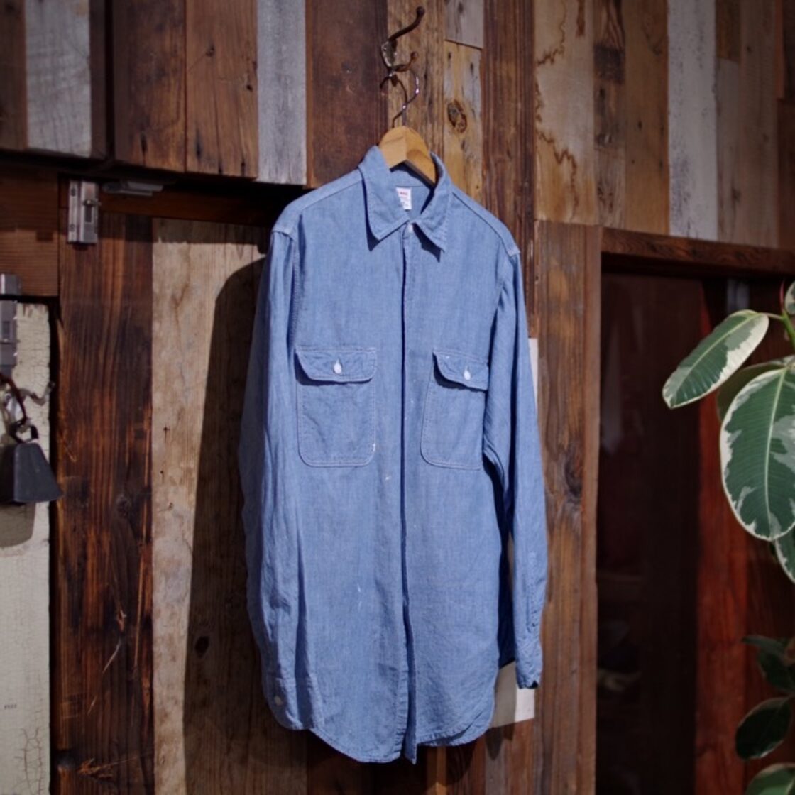 1960s Penneys Big Mac Vintage Chambray Shirt / USA ヴィンテージ 