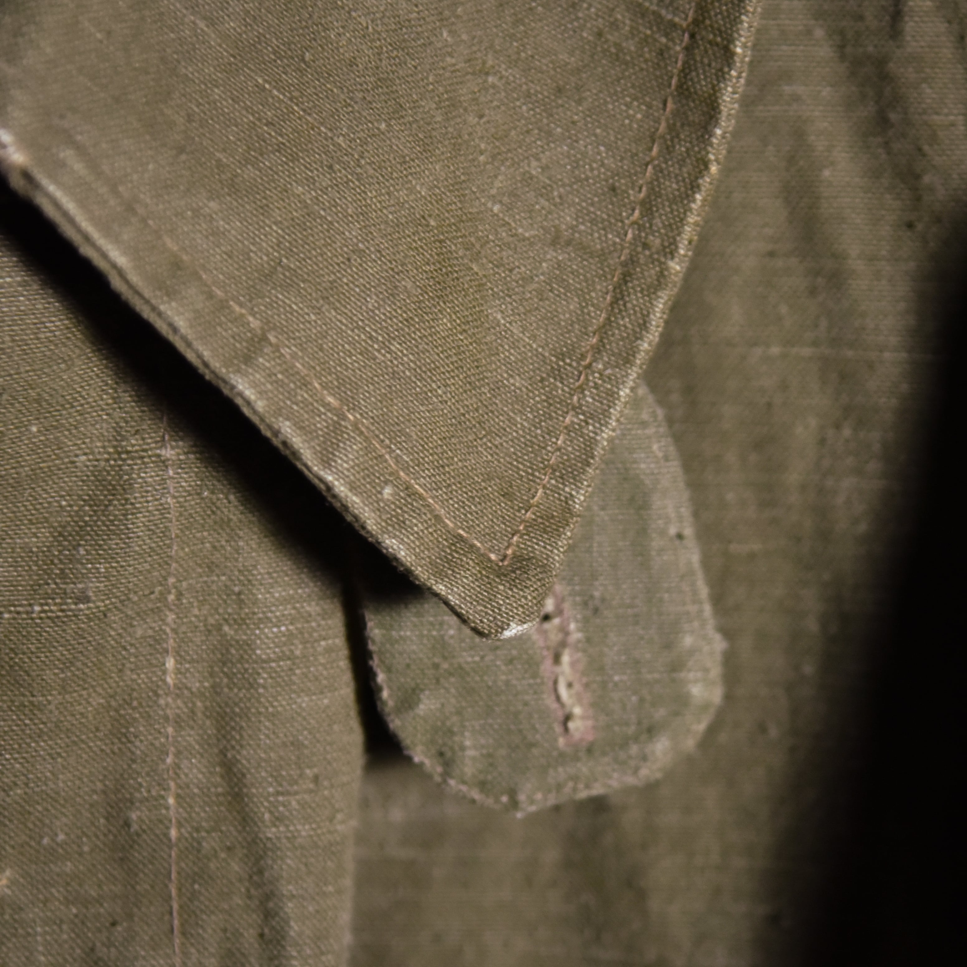 30-40s French Army Linen Motorcycle M35 Jacket フランス軍 リネン