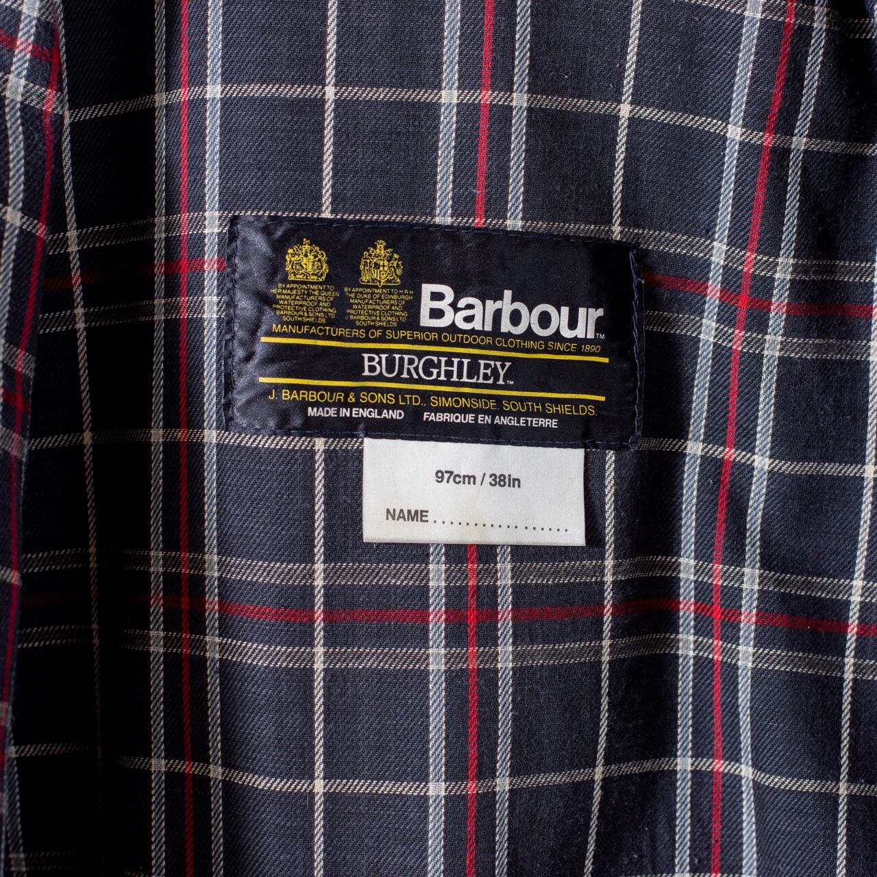 YKK Bar Zip】Burghley Turquoise 2crest c38 @1983-84 e3215c