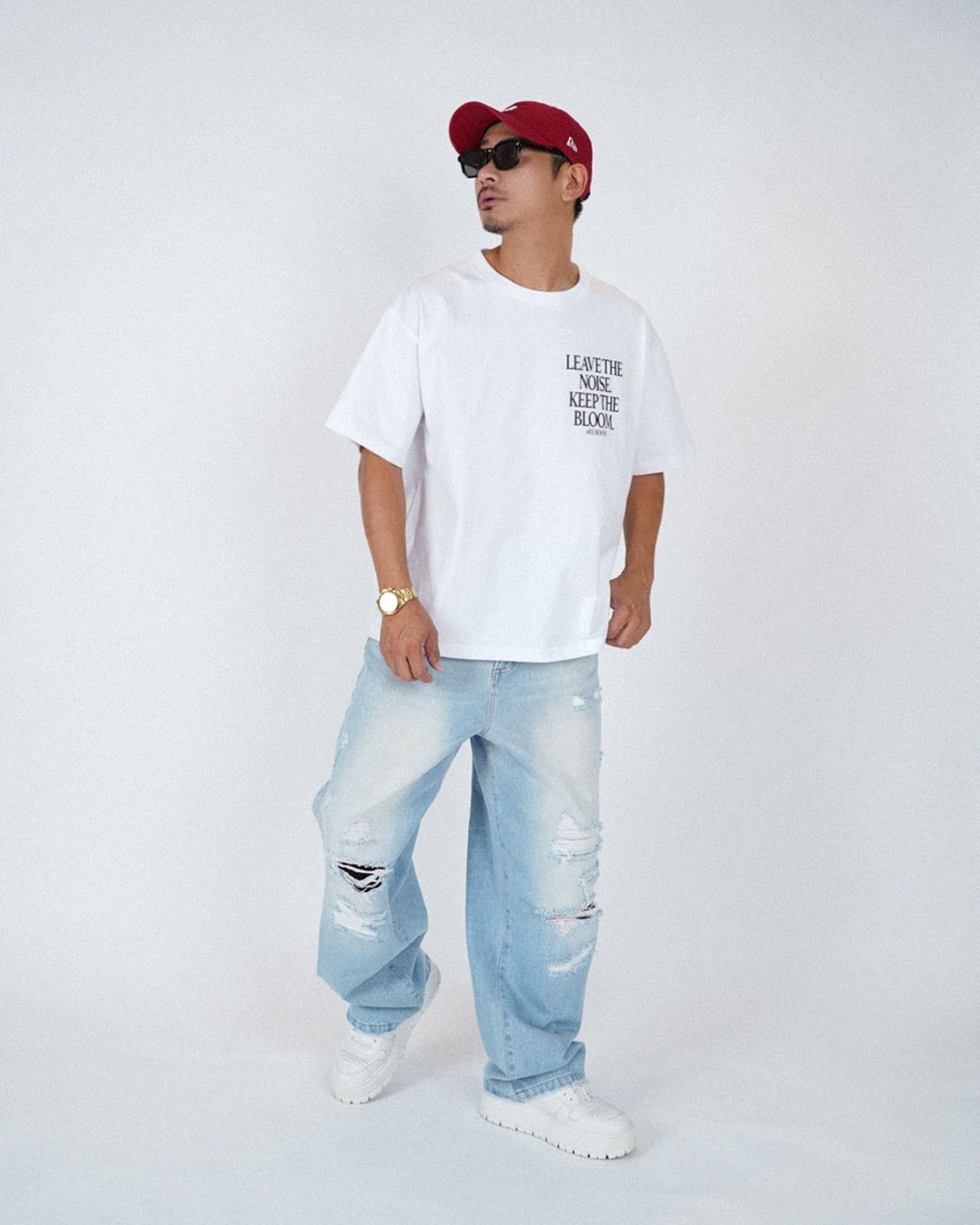 【#Re:room】MESSAGE PRINT T-SHIRT［REC915］