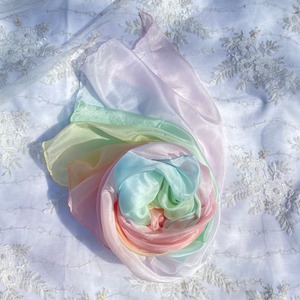 Aura veils -Rainbow flower-3