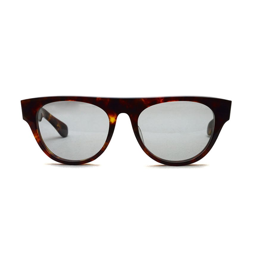 美品 Lunetta BADA サングラス メタルフレーム 定価¥51700 Lunetta BADA / No.30 / 0510 BROWN DEMI - GREY lenses ブラウンデミ