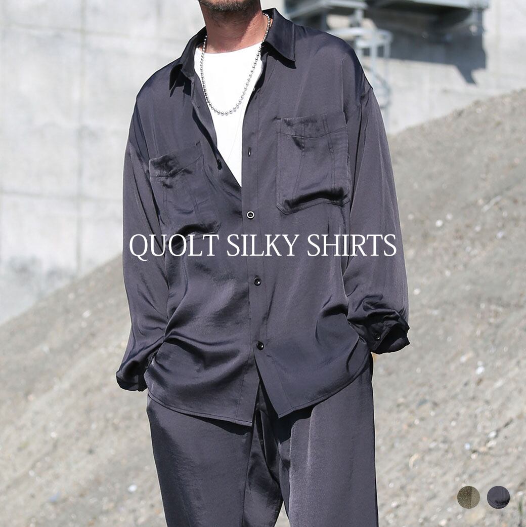 クラシカルレインボーハッピーバード quolt(クオルト) SILKY SHIRTS