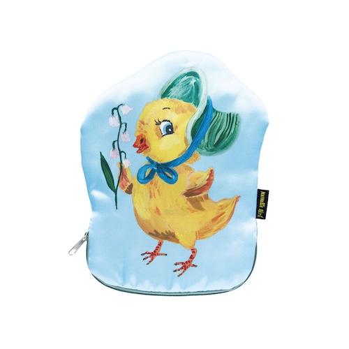 【Nathalie Lete】Satin pouch（Chick）