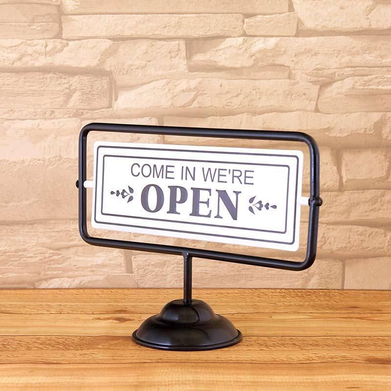 OPEN 看板 両面 開店 閉店 オープン クローズ お店 サインボード