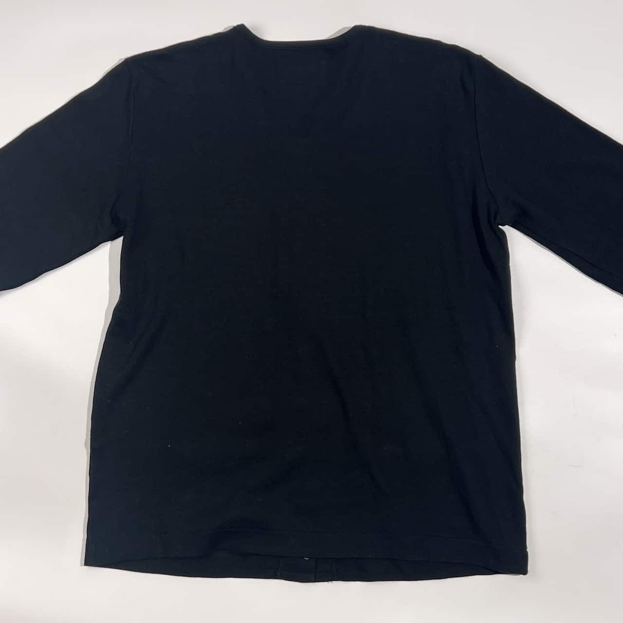 PINK HOUSE ピンクハウス スナップボタン カーディガン L/ブラック系 レディース