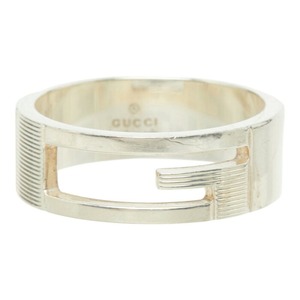 グッチ ブランデッドGカット カットアウトロゴ リング 指輪 #25 シルバー SV925 シルバー メンズ GUCCI 中古