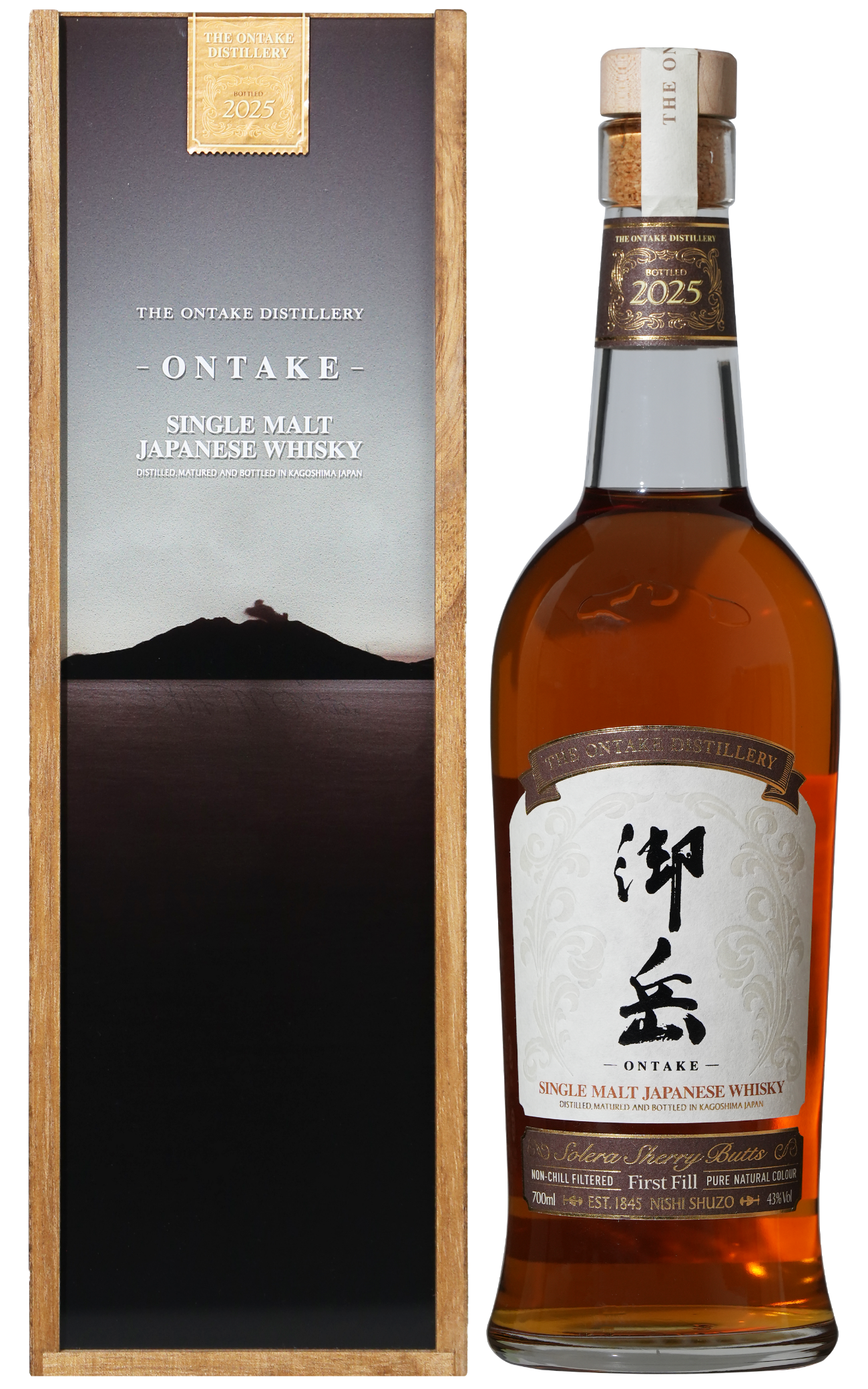 ジャパニーズ　シングルモルト　ウイスキー　御岳　2025　西酒造　700ml