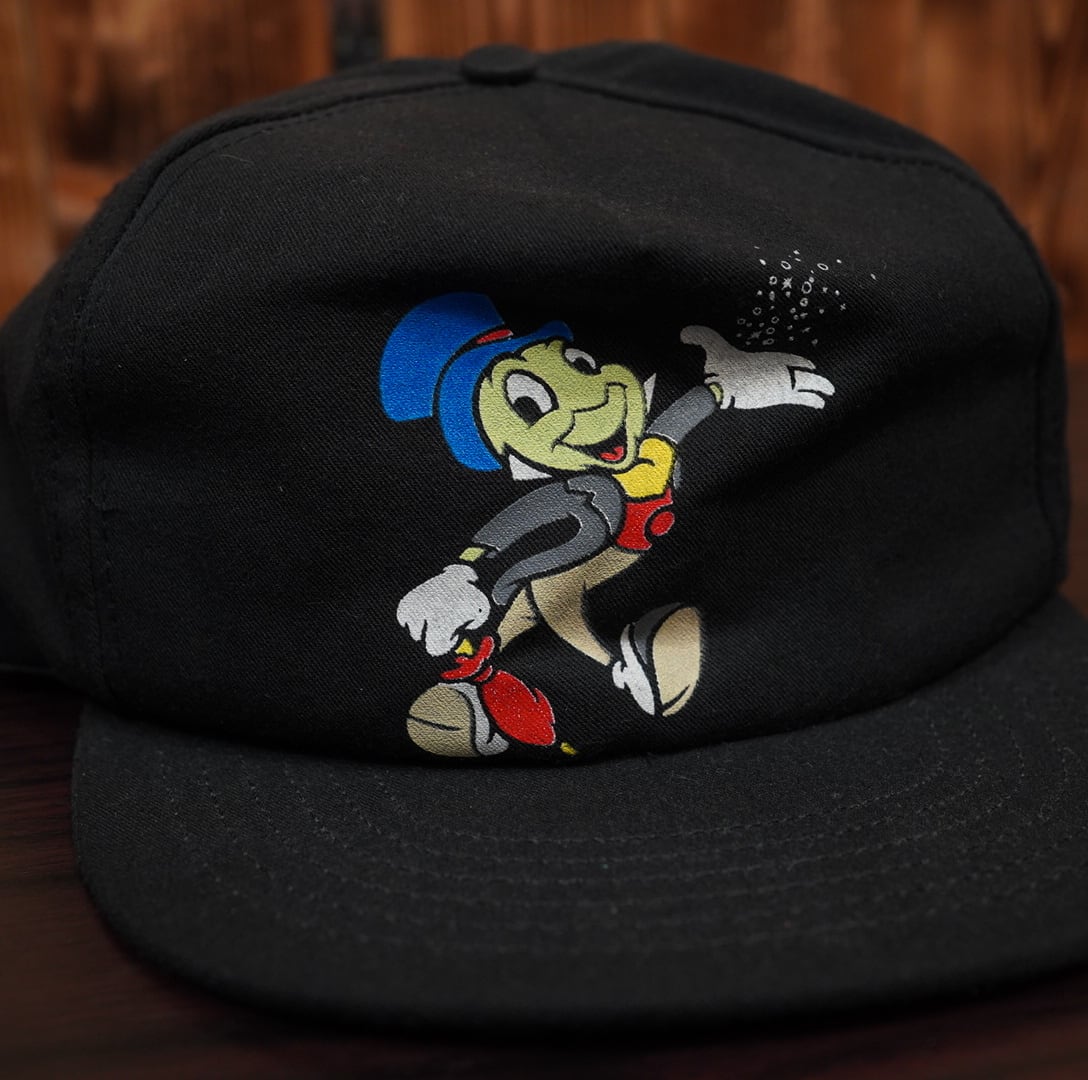 90s disney ジミニークリケット キャップ/ディズニー ピノキオ | 古着