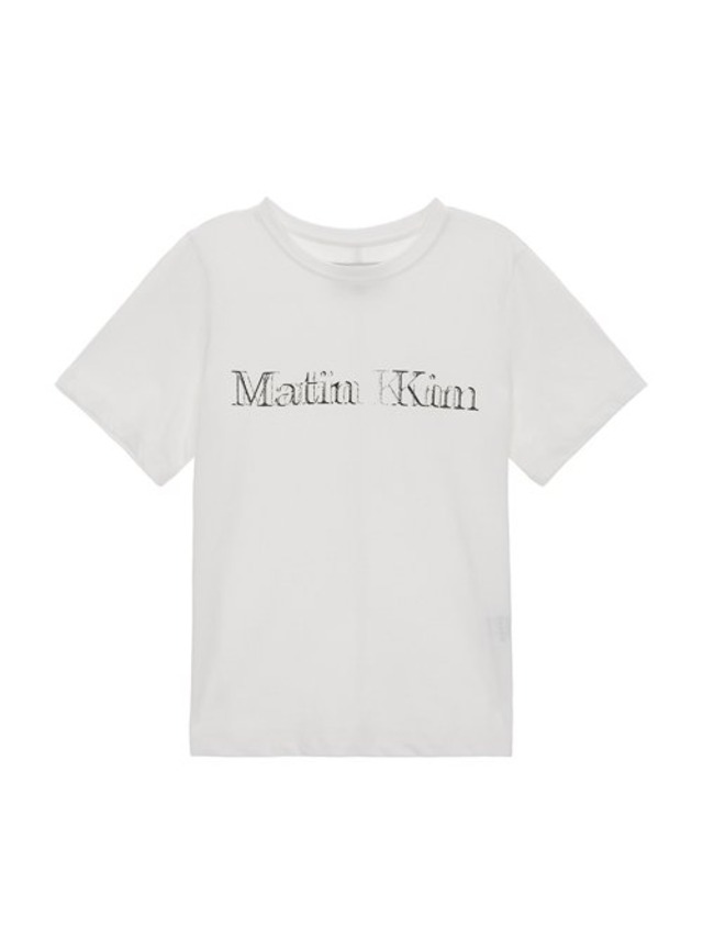 [MATIN KIM] SHADOW TOP IN WHITE