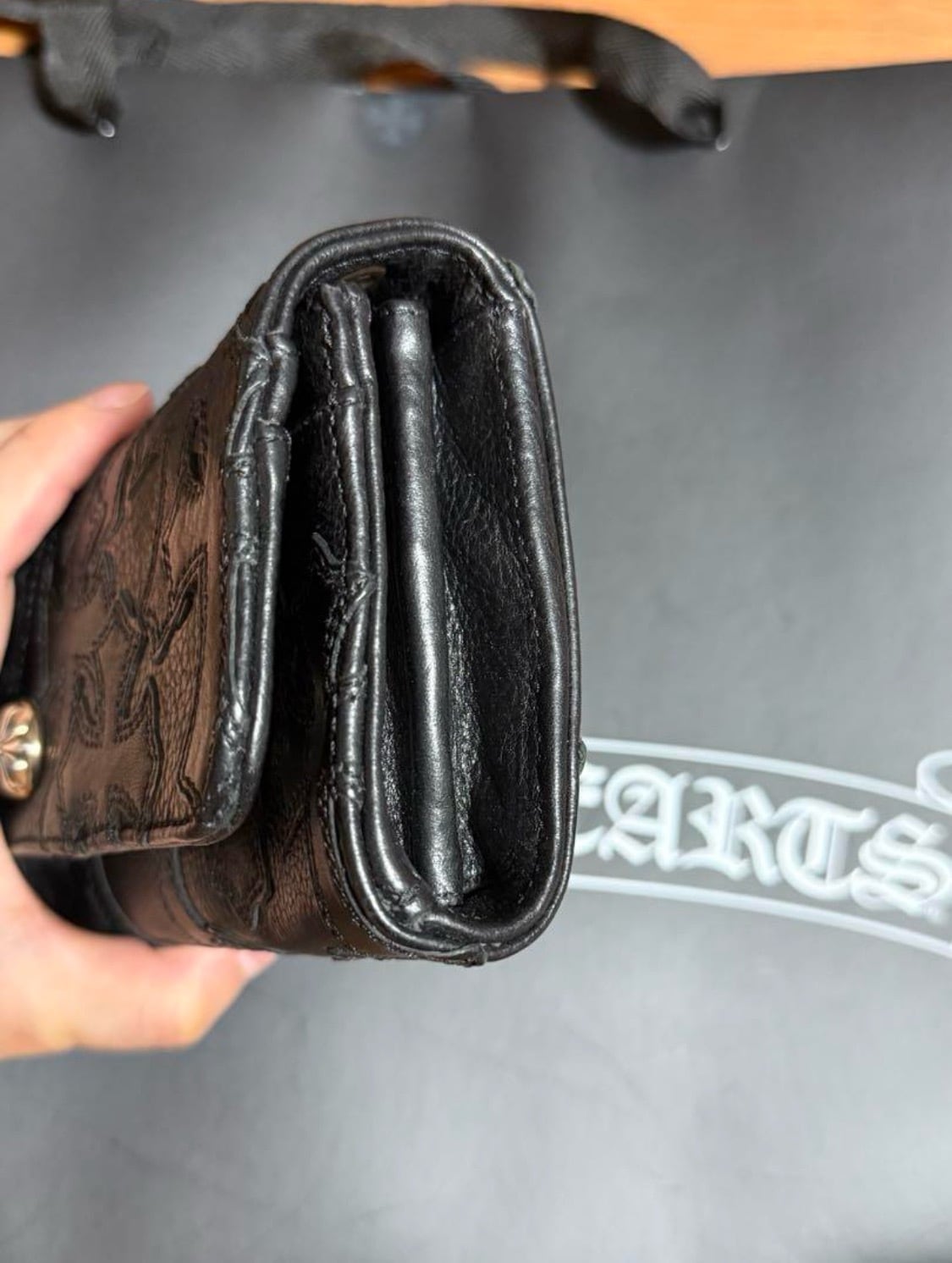 CHROME HEARTS クロムハーツ ジュディ JUDY クロスパッチ 長財布